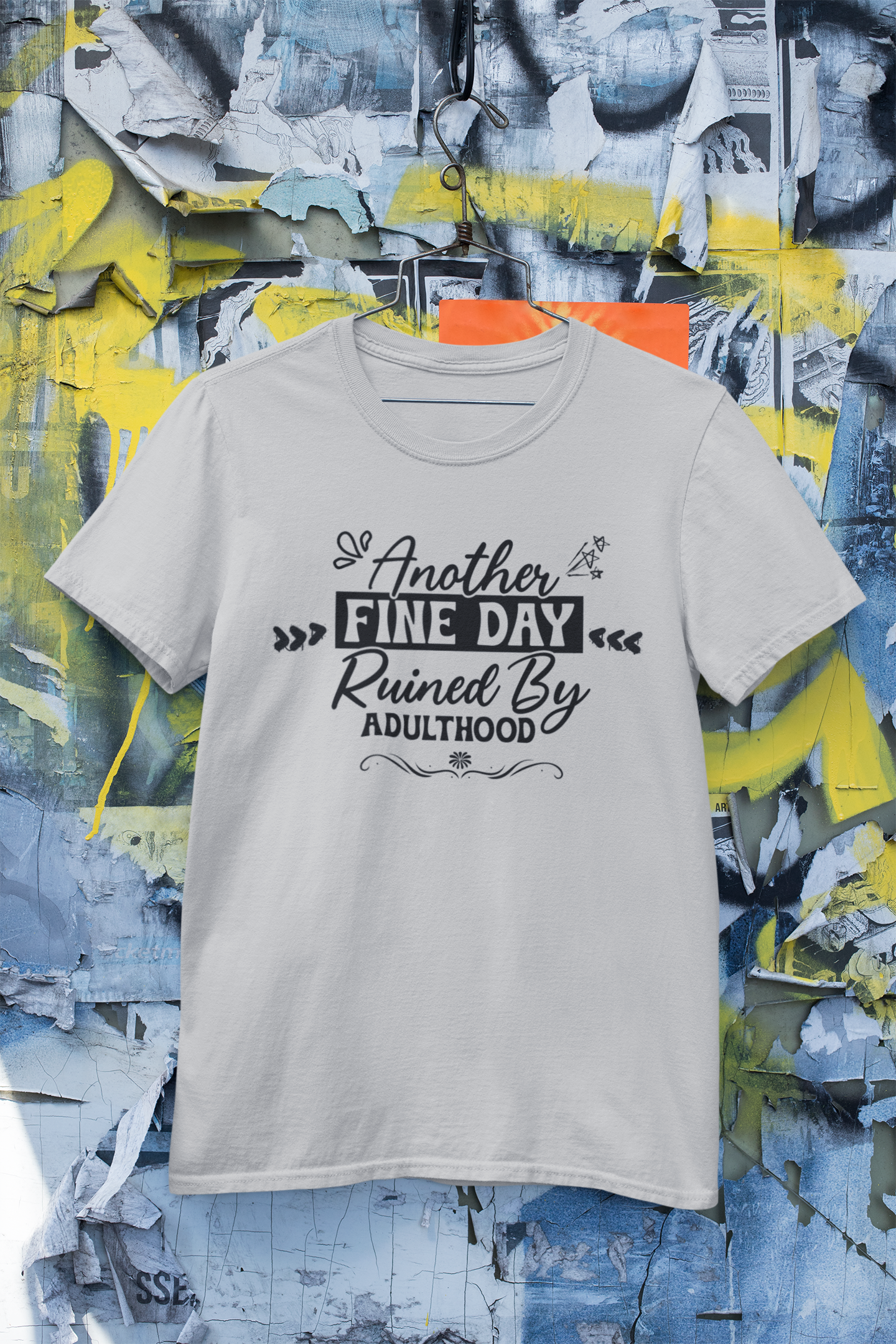 Short Sleeve T- shirt, Another Fine Day. "No Filter Needed – Sarcastic Quote T-Shirt by Inkfity"