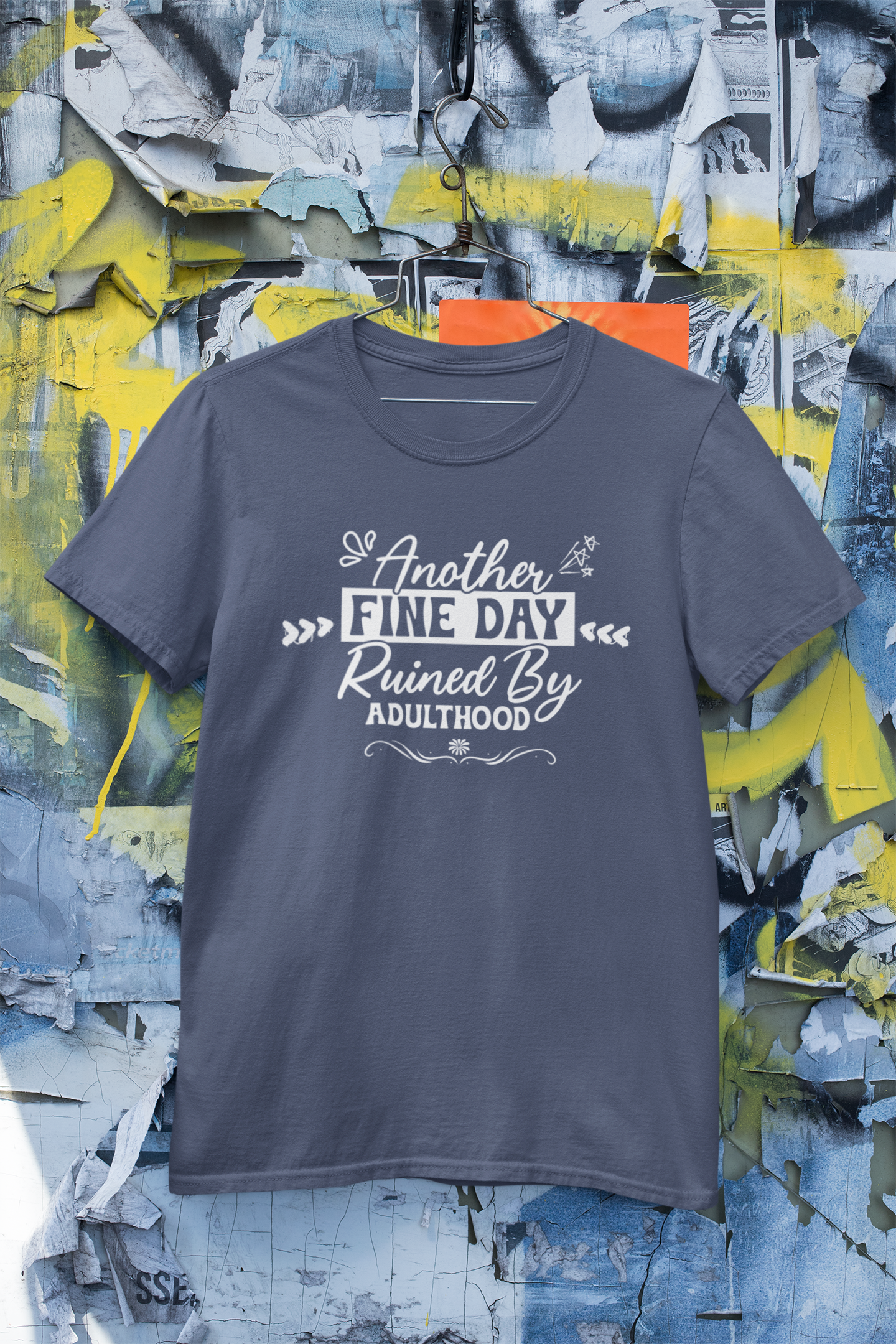 Short Sleeve T- shirt, Another Fine Day. "No Filter Needed – Sarcastic Quote T-Shirt by Inkfity"